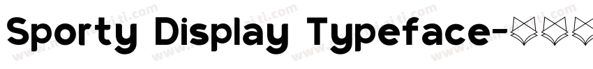 Sporty Display Typeface字体转换